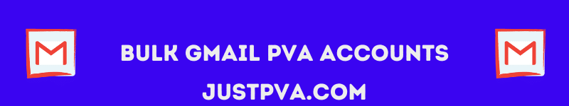 Bulk Gmail PVA Accounts